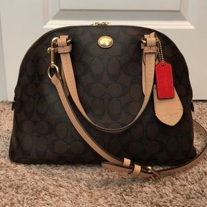 Peyton Signature Cora Domed Satchel